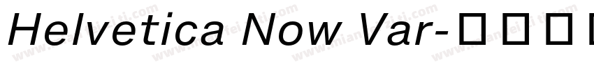 Helvetica Now Var字体转换